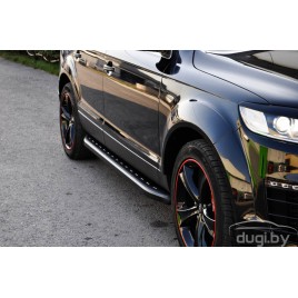 Защита порогов (площадка) для Audi Q7